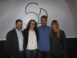 Junto a Danny, organizador del evento, Roberto Torres y su mujer, Sara