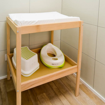 Cambiador para bebés, elevador infantil y tapa adaptadora de inodoro para niños